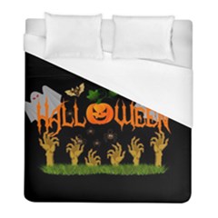 Halloween Duvet Cover (full/ Double Size) by Valentinaart