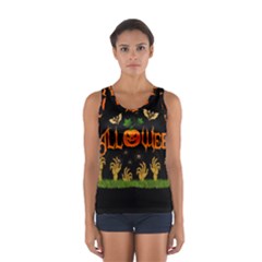 Halloween Sport Tank Top  by Valentinaart