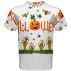 Halloween Men s Cotton Tee by Valentinaart