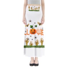 Halloween Full Length Maxi Skirt by Valentinaart