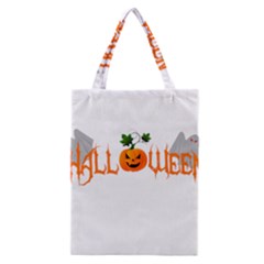 Halloween Classic Tote Bag by Valentinaart