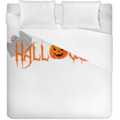 Halloween Duvet Cover (king Size) by Valentinaart