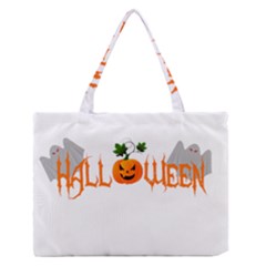 Halloween Zipper Medium Tote Bag by Valentinaart