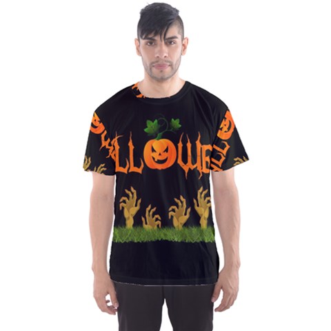 Halloween Men s Sports Mesh Tee by Valentinaart