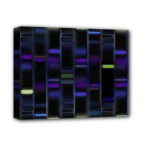 Biostatistics Line Blue Deluxe Canvas 14  X 11  by Mariart