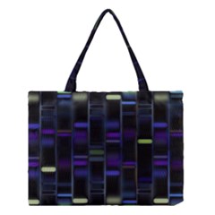 Biostatistics Line Blue Medium Tote Bag by Mariart