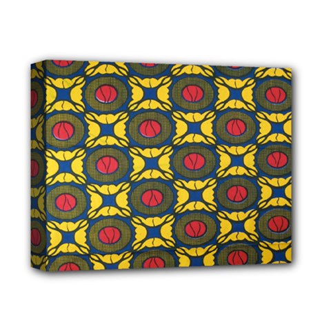 African Textiles Patterns Deluxe Canvas 14  X 11 
