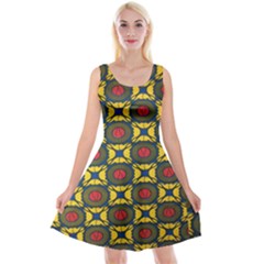 African Textiles Patterns Reversible Velvet Sleeveless Dress by Mariart