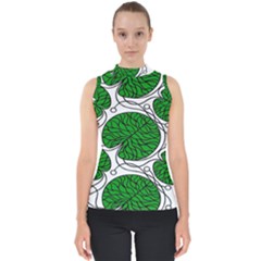 Bottna Fabric Leaf Green Shell Top