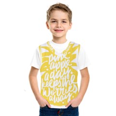 Cute Pineapple Yellow Fruite Kids  Sportswear by Mariart