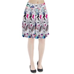 Flower Graphic Pattern Floral Pleated Skirt by Mariart