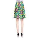 Discrete State Turing Pattern Polka Dots Green Purple Yellow Rainbow Sexy Beauty A-Line Skirt View2