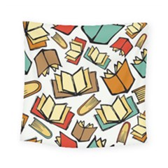 Friends Library Lobby Book Sale Square Tapestry (small)