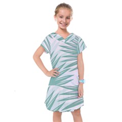 Graciela Detail Petticoat Palm Pink Green Gray Kids  Drop Waist Dress by Mariart