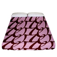 Letter Font Zapfino Appear Fitted Sheet (queen Size) by Mariart
