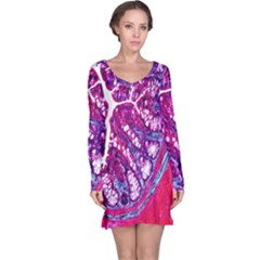 Histology Inc Histo Logistics Incorporated Masson s Trichrome Three Colour Staining Long Sleeve Nightdress by Mariart