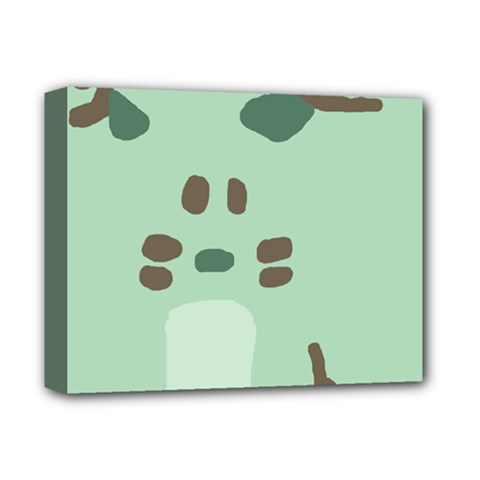 Lineless Background For Minty Wildlife Monster Deluxe Canvas 14  X 11  by Mariart