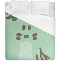 Lineless Background For Minty Wildlife Monster Duvet Cover (california King Size) by Mariart