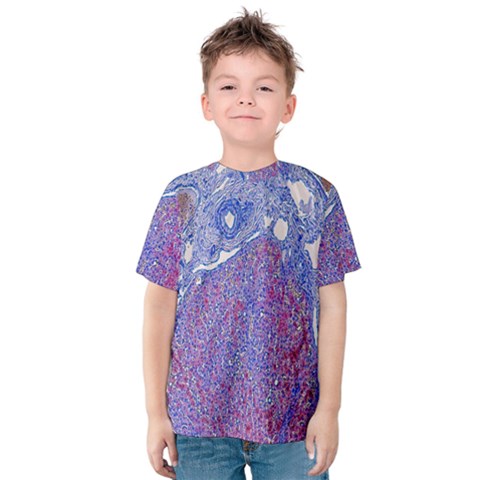 Histology Inc Histo Logistics Incorporated Human Liver Rhodanine Stain Copper Kids  Cotton Tee by Mariart