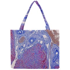 Histology Inc Histo Logistics Incorporated Human Liver Rhodanine Stain Copper Mini Tote Bag by Mariart