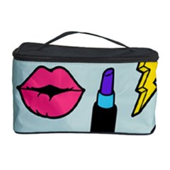 Lipstick Lips Heart Valentine Star Lightning Beauty Sexy Cosmetic Storage Case by Mariart