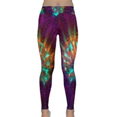 Live Green Brain Goniastrea Underwater Corals Consist Small Classic Yoga Leggings