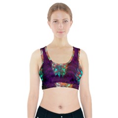 Live Green Brain Goniastrea Underwater Corals Consist Small Sports Bra With Pocket