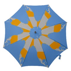 Map Transform World Hook Handle Umbrellas (medium)