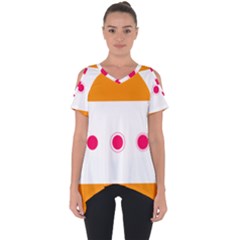 Patterns Types Drag Swipe Fling Activities Gestures Cut Out Side Drop Tee by Mariart