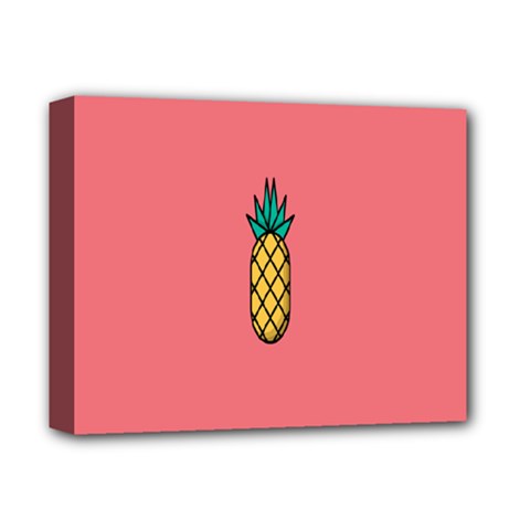 Pineapple Fruite Minimal Wallpaper Deluxe Canvas 14  X 11  by Mariart