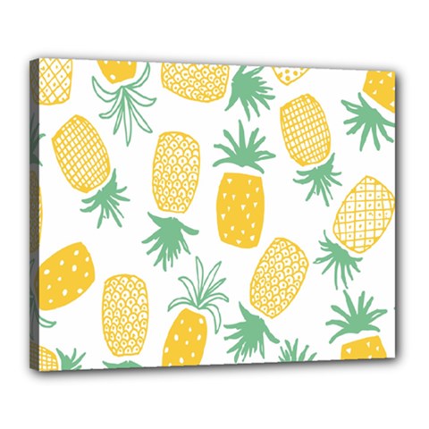 Pineapple Fruite Seamless Pattern Canvas 20  X 16  by Mariart