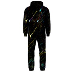 Neurons Light Neon Net Hooded Jumpsuit (men) 