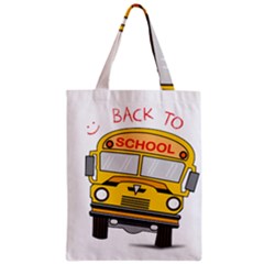 Back To School - School Bus Classic Tote Bag by Valentinaart