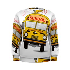 Back To School - School Bus Women s Sweatshirt by Valentinaart