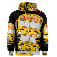 Back To School - School Bus Men s Pullover Hoodie by Valentinaart