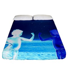 Space Boys  Fitted Sheet (california King Size)