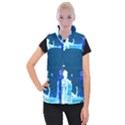 Space boys  Women s Button Up Puffer Vest View1