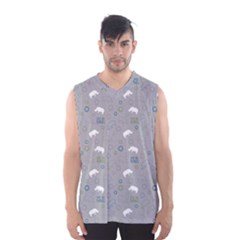 Shave Our Rhinos Animals Monster Men s Basketball Tank Top