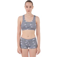 Shave Our Rhinos Animals Monster Work It Out Sports Bra Set