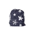 Star Space Line Blue Art Cute Kids Drawstring Pouches (Small)  View2