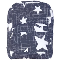 Star Space Line Blue Art Cute Kids Full Print Backpack