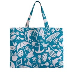Summer Icons Toss Pattern Mini Tote Bag by Mariart