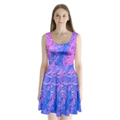 The Luxol Fast Blue Myelin Stain Split Back Mini Dress  by Mariart