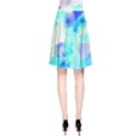 Transparent Colorful Rainbow Blue Paint Sky A-Line Skirt View2