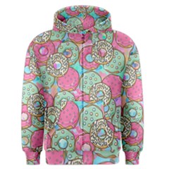 Donuts Pattern Men s Zipper Hoodie by ValentinaDesign