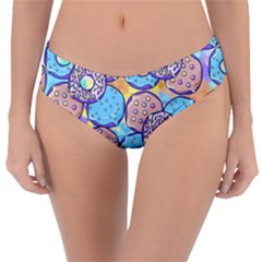 Donuts Pattern Reversible Classic Bikini Bottoms by ValentinaDesign