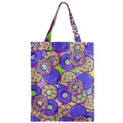 Donuts Pattern Zipper Classic Tote Bag by ValentinaDesign