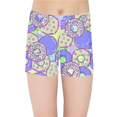 Donuts Pattern Kids Sports Shorts by ValentinaDesign