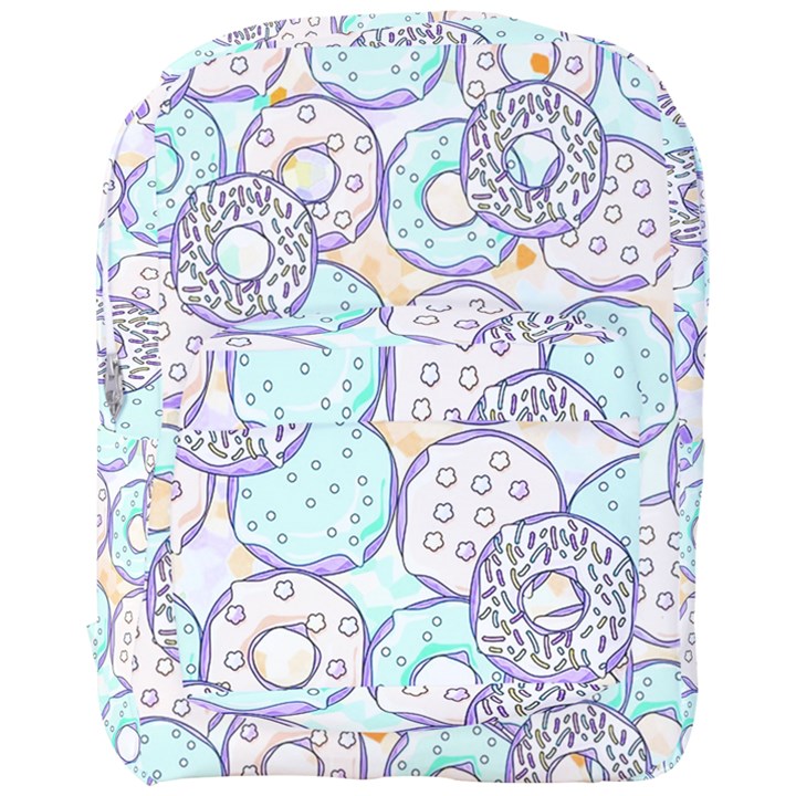 Donuts pattern Full Print Backpack