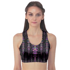 Rainbow Asteroid Pearls In The Wonderful Atmosphere Sports Bra by pepitasart